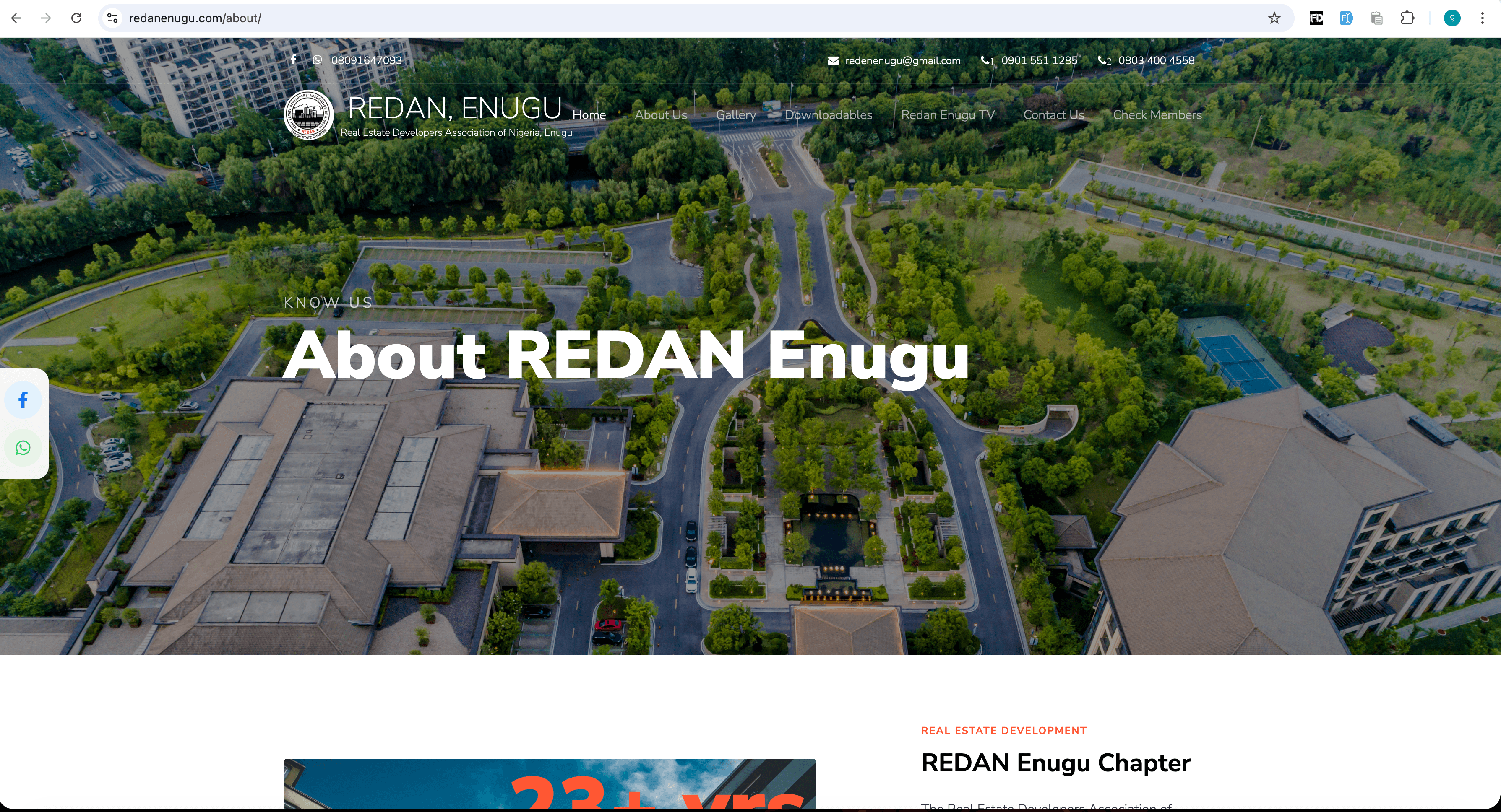 REDAN Enugu — Association Website