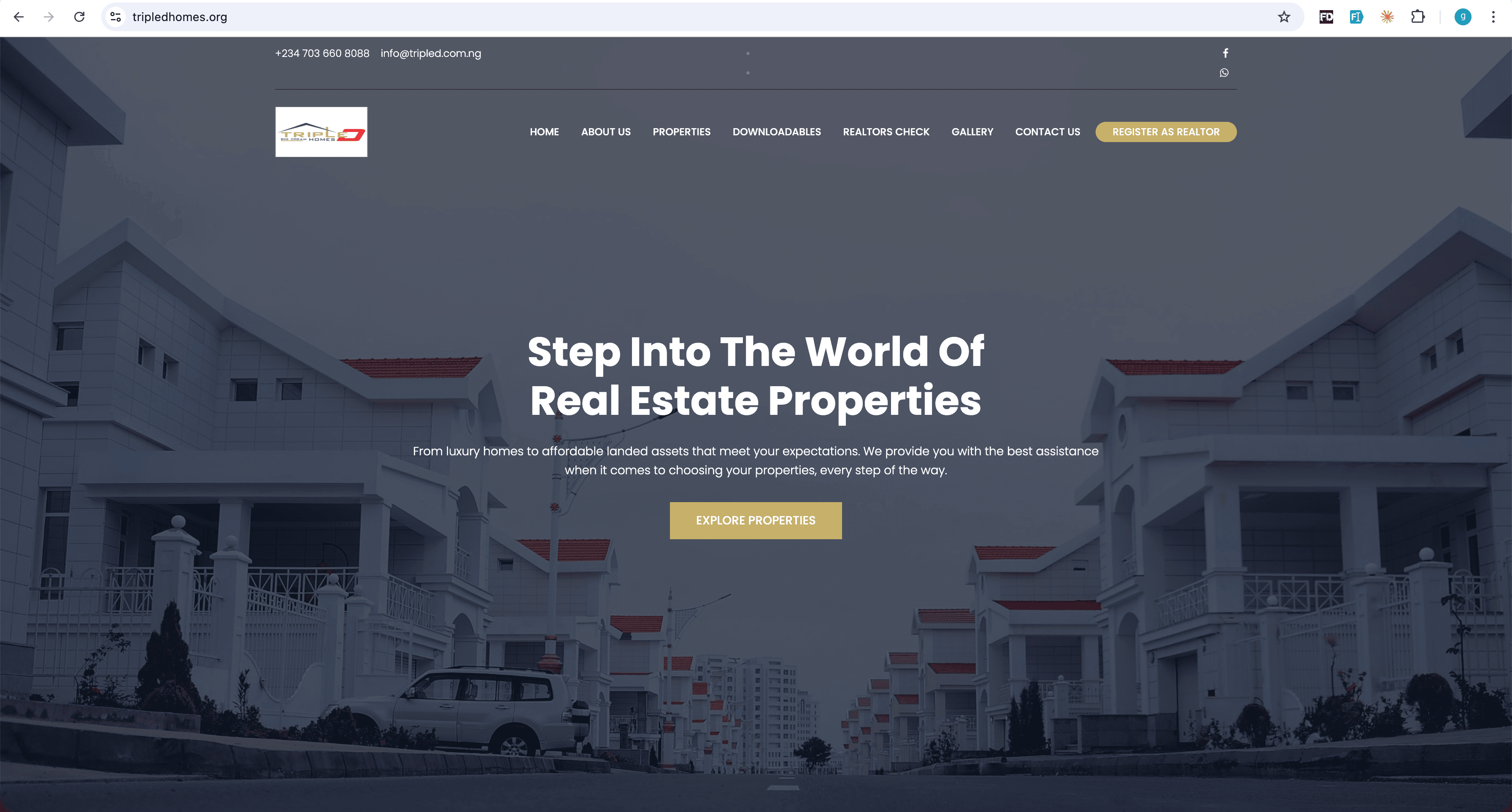Tripled Homes — Real Estate Platform